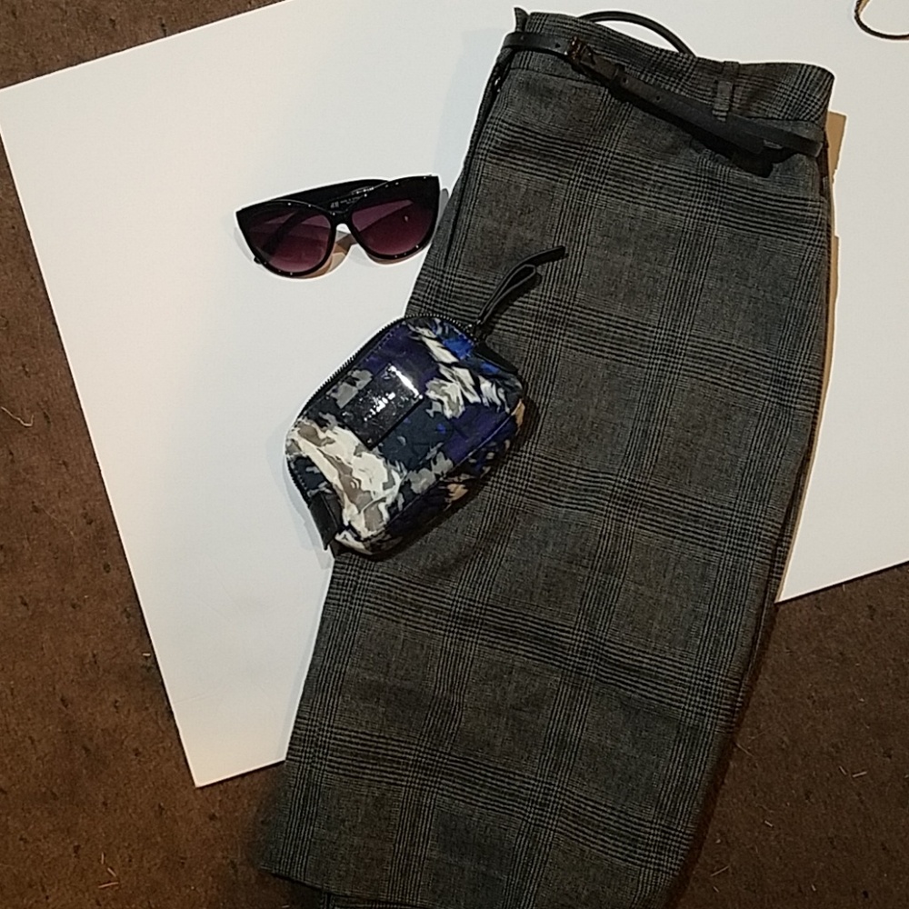 CK Plaid Skirt - Picture 2 of 5